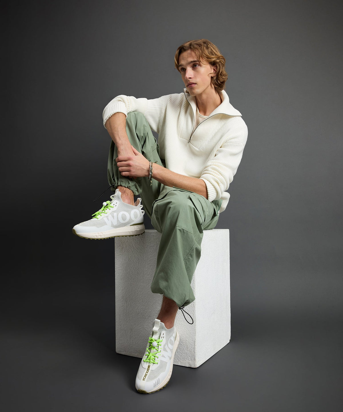Todd Snyder x Woolrich Sneaker - Off White
