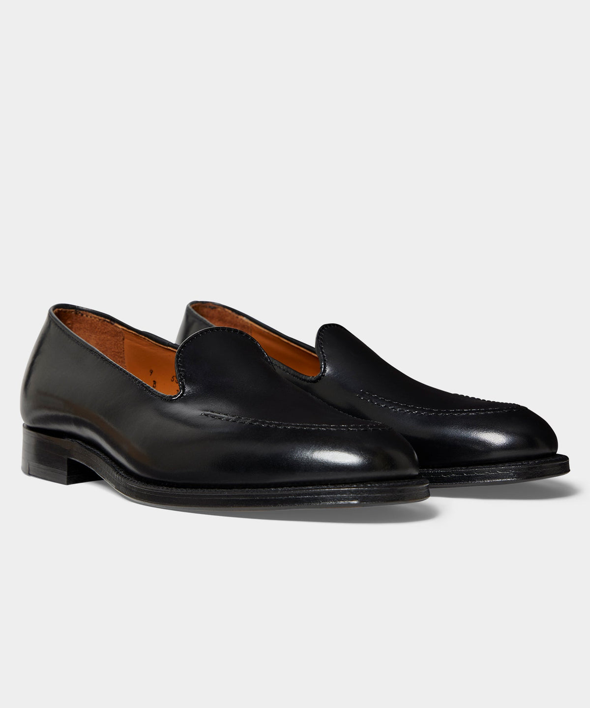 Todd Snyder X Alden Venetian Leather Loafer - Black