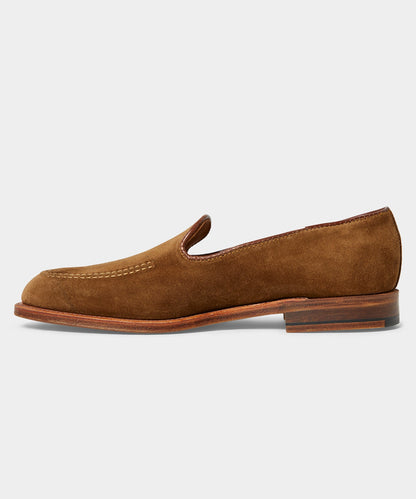 Todd Snyder X Alden Venetian Suede Loafer - Snuff