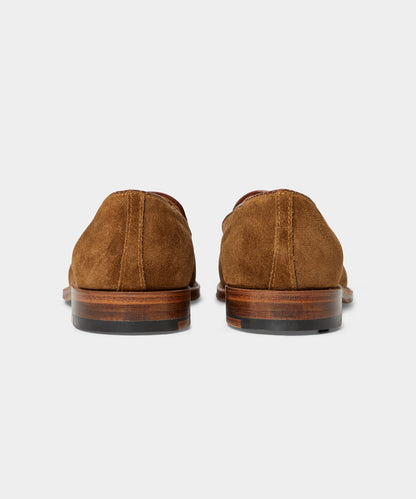 Todd Snyder X Alden Venetian Suede Loafer - Snuff