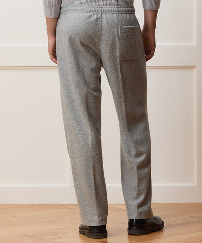 Relaxed Camel-Cashmere Lounge Pant - Grey Heather