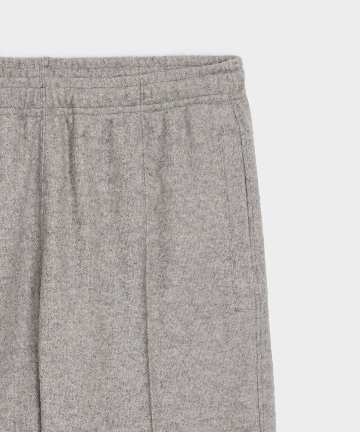 Relaxed Camel-Cashmere Lounge Pant - Grey Heather