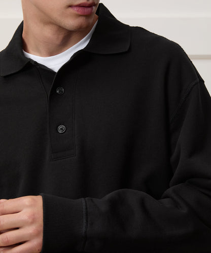 Soho Polo Sweatshirt - Black