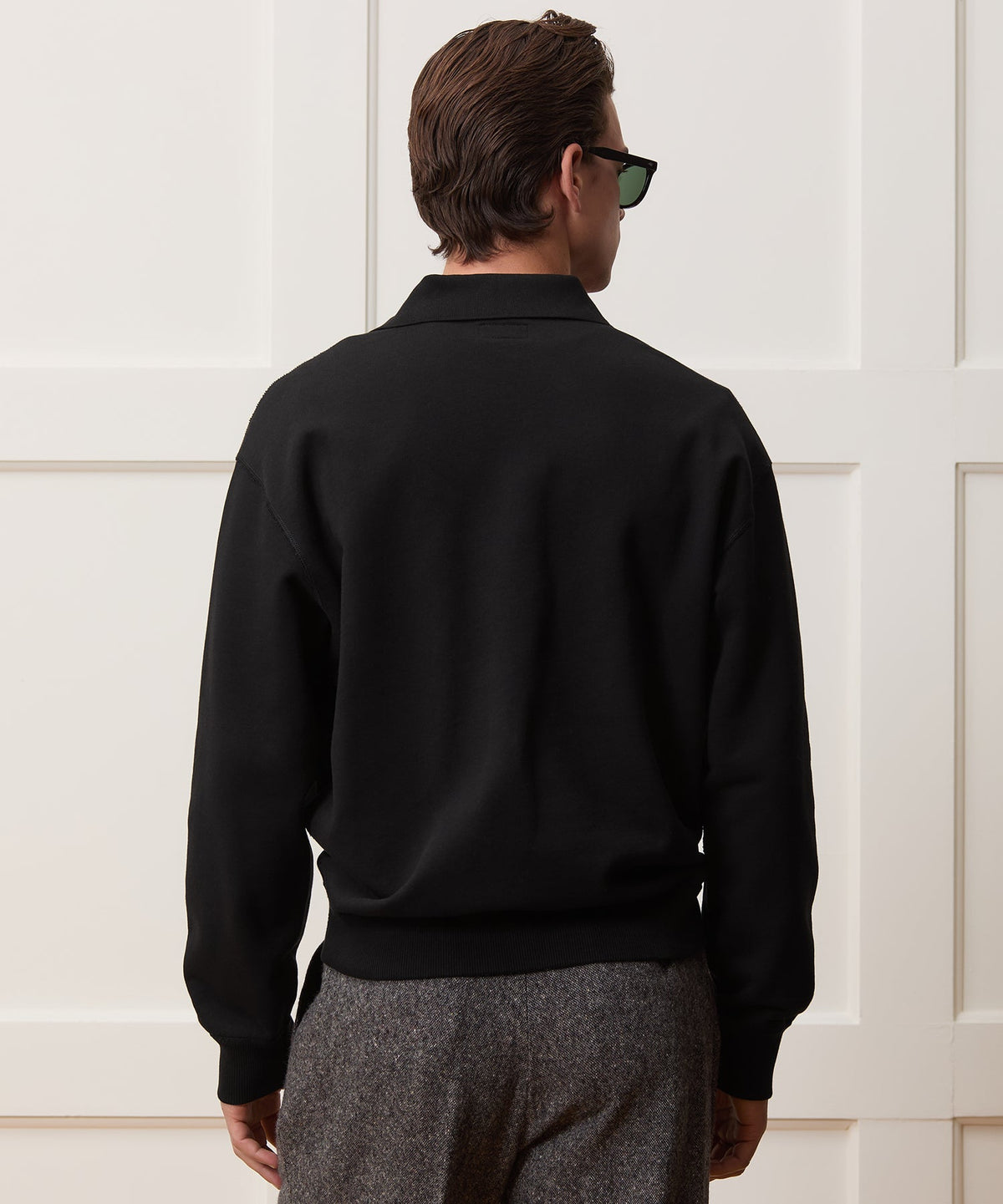 Soho Polo Sweatshirt - Black
