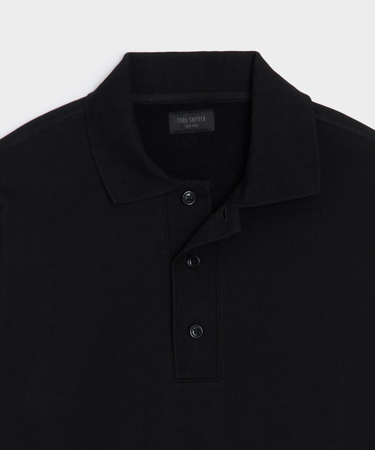 Soho Polo Sweatshirt - Black