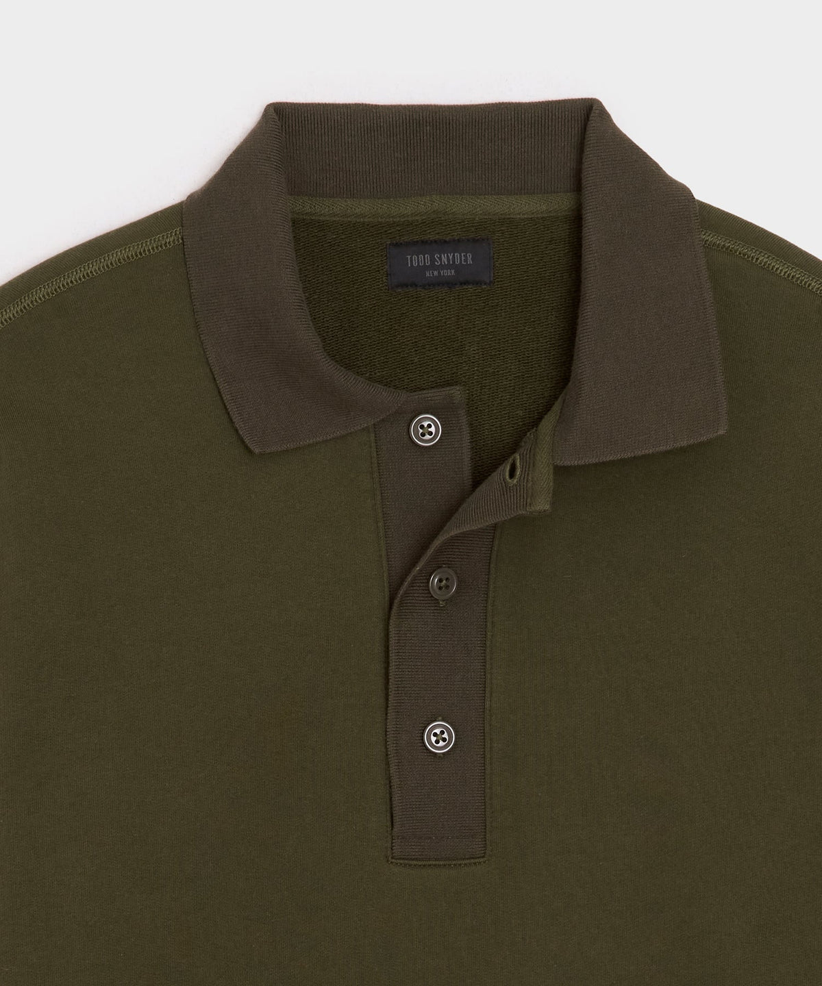 Soho Polo Sweatshirt - Olive