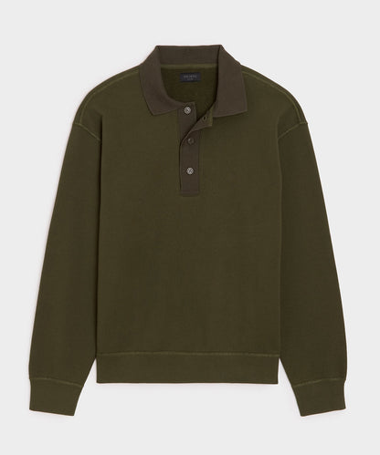 Soho Polo Sweatshirt - Olive