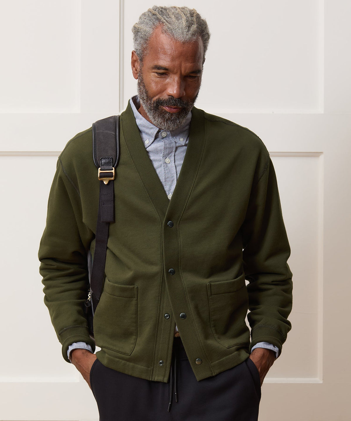 Soho Cardigan Sweatshirt - Olive