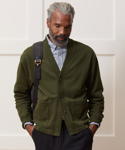 Soho Cardigan Sweatshirt - Olive