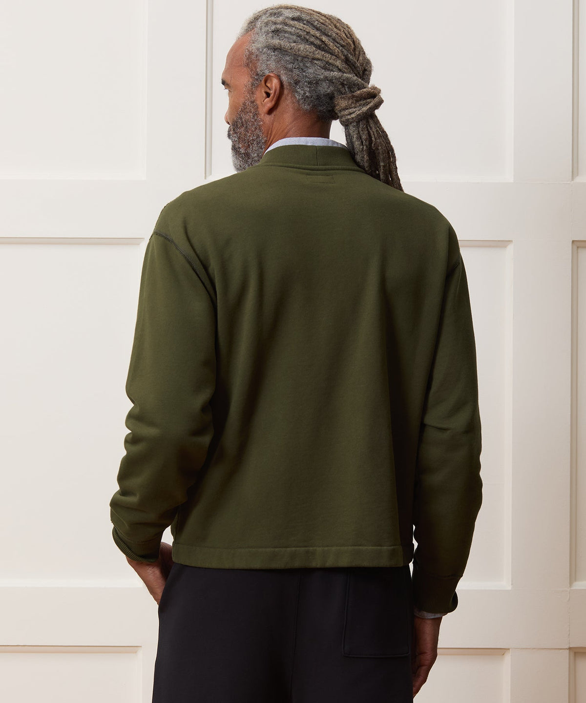 Soho Cardigan Sweatshirt - Olive
