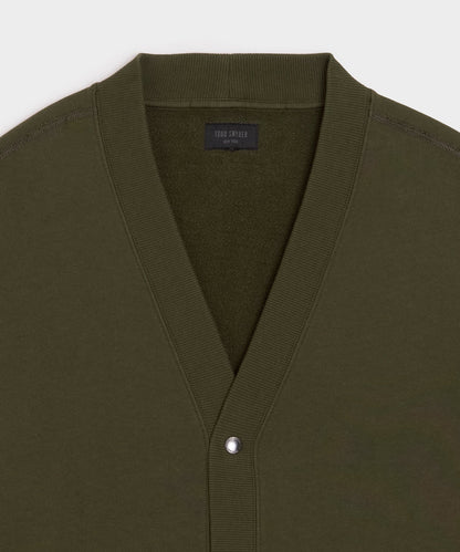 Soho Cardigan Sweatshirt - Olive