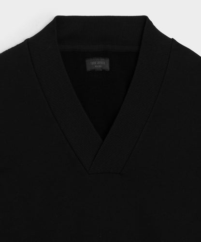 Soho V-Neck Sweatshirt - Black