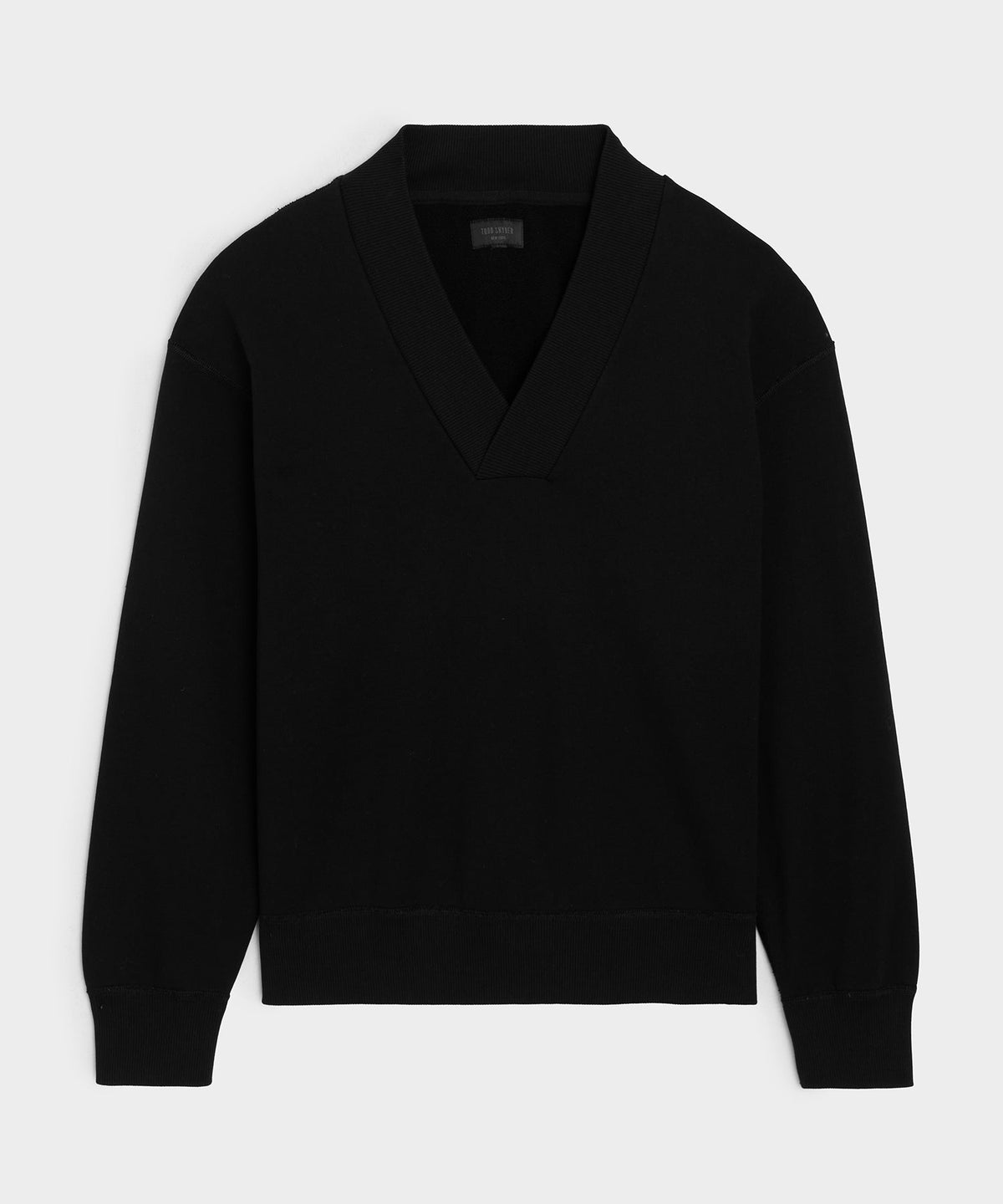 Soho V-Neck Sweatshirt - Black