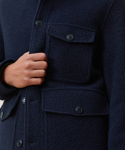 Italian Casentino Upland Coat - Navy
