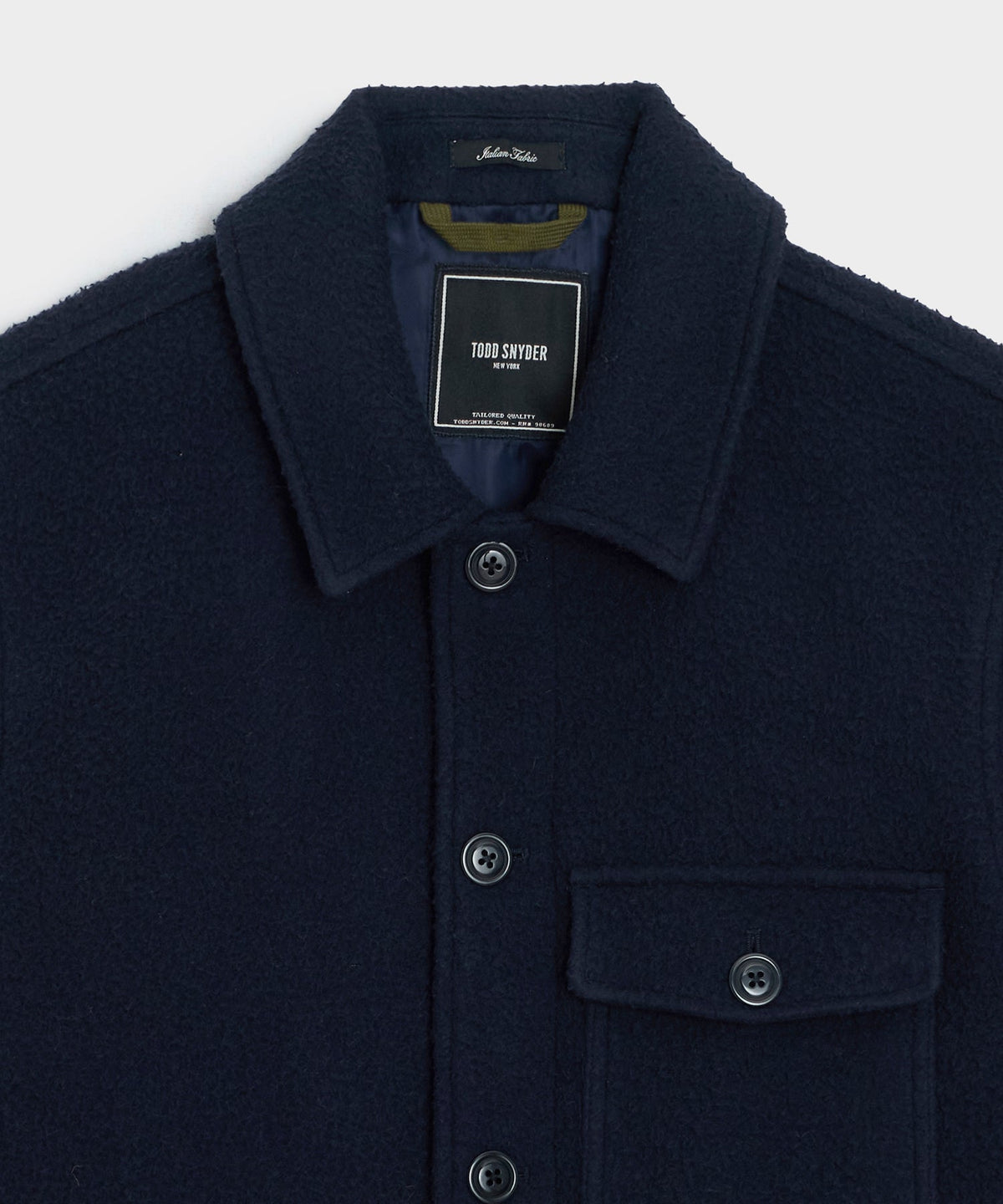 Italian Casentino Upland Coat - Navy