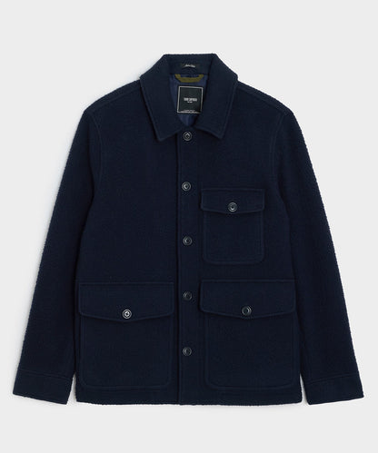 Italian Casentino Upland Coat - Navy
