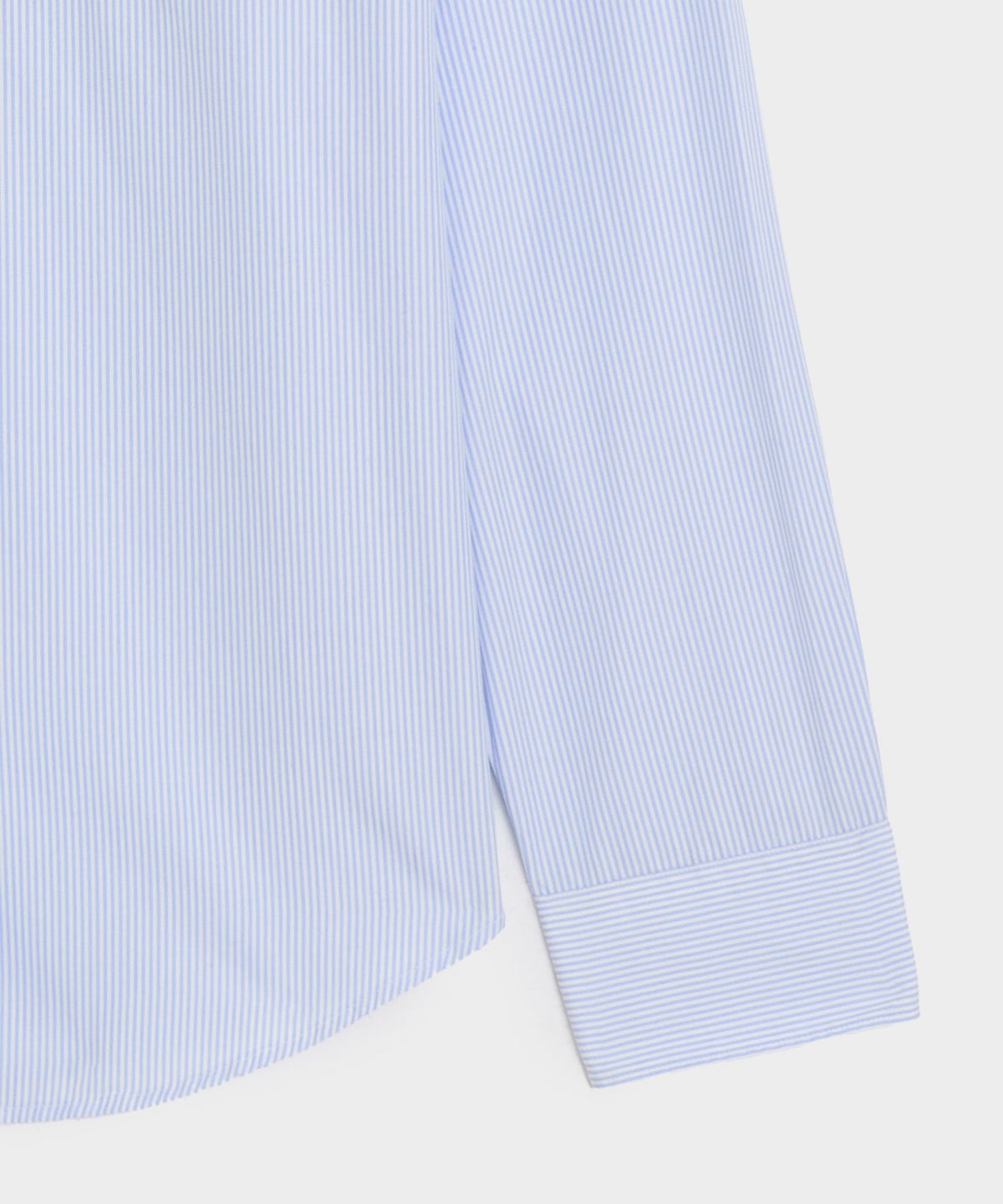 Easy Cut Poplin Sport Shirt - Light Blue