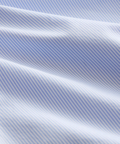 Easy Cut Poplin Sport Shirt - Light Blue