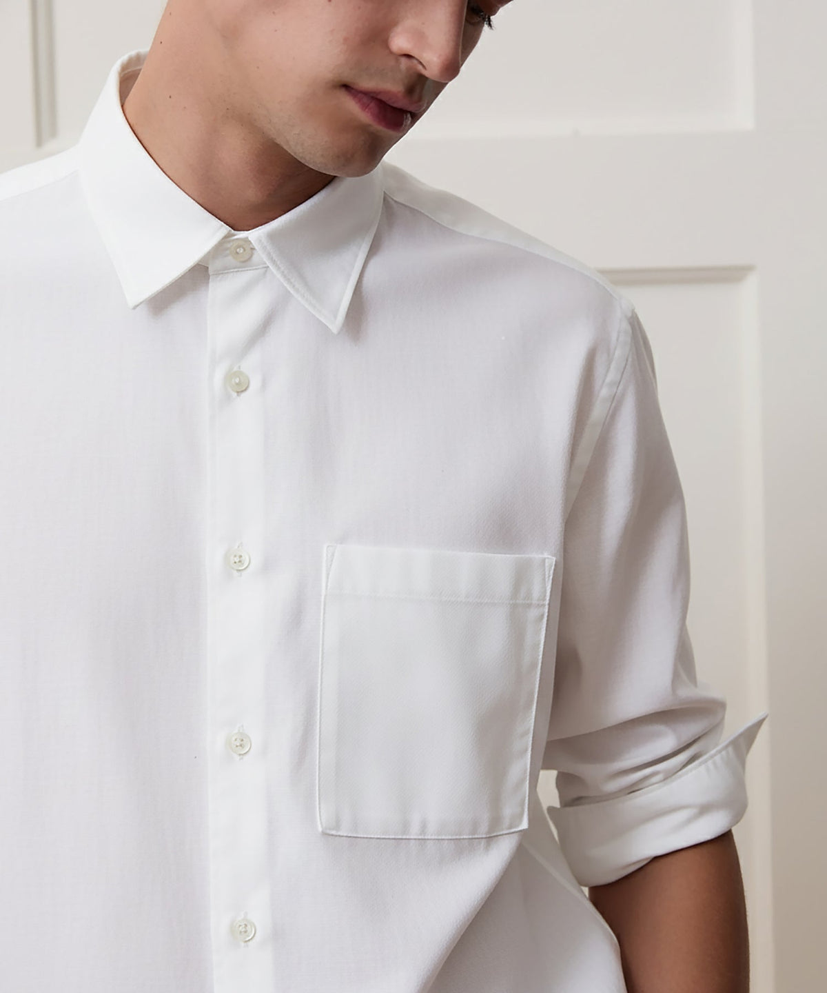 Easy Cut Oxford Shirt - White