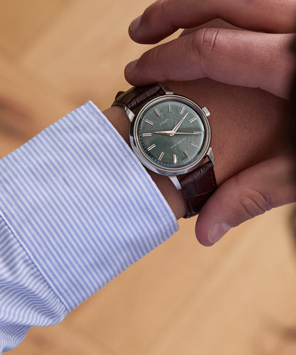 Todd Snyder x Timex Olive Marlin Watch - Brown