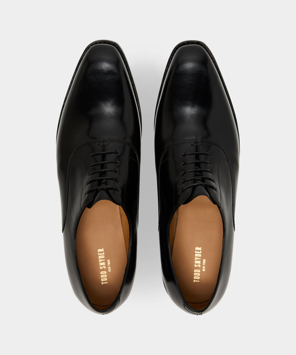 Madison Plain-Toe Oxford Shoe - Black