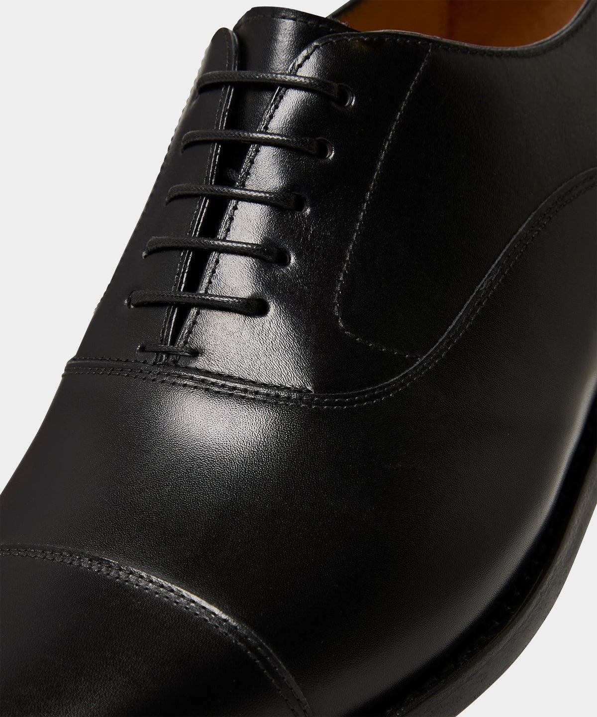 Madison Cap-Toe Oxford Shoe - Black