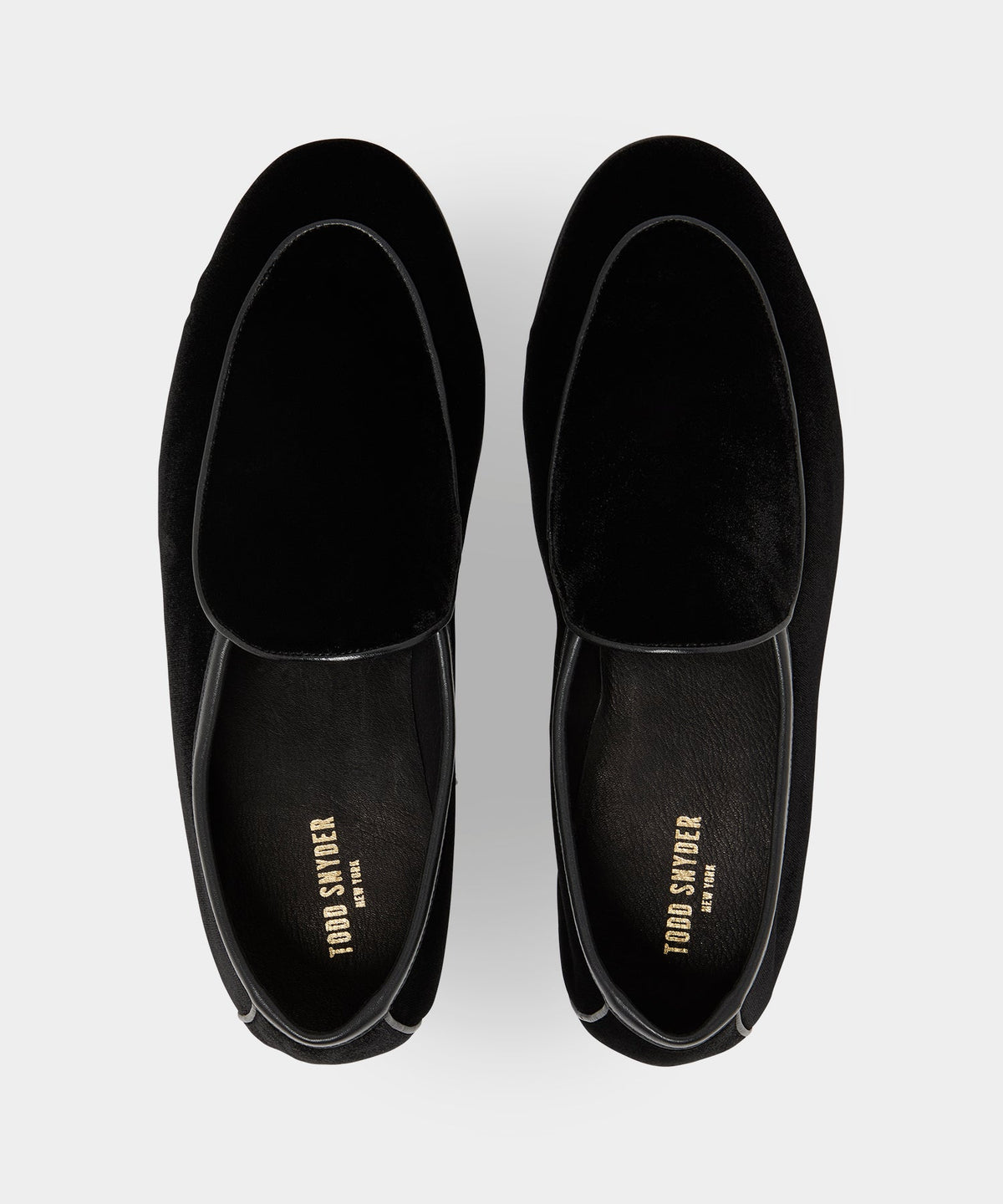 Madison Velvet Venetian Loafer - Pitch Black