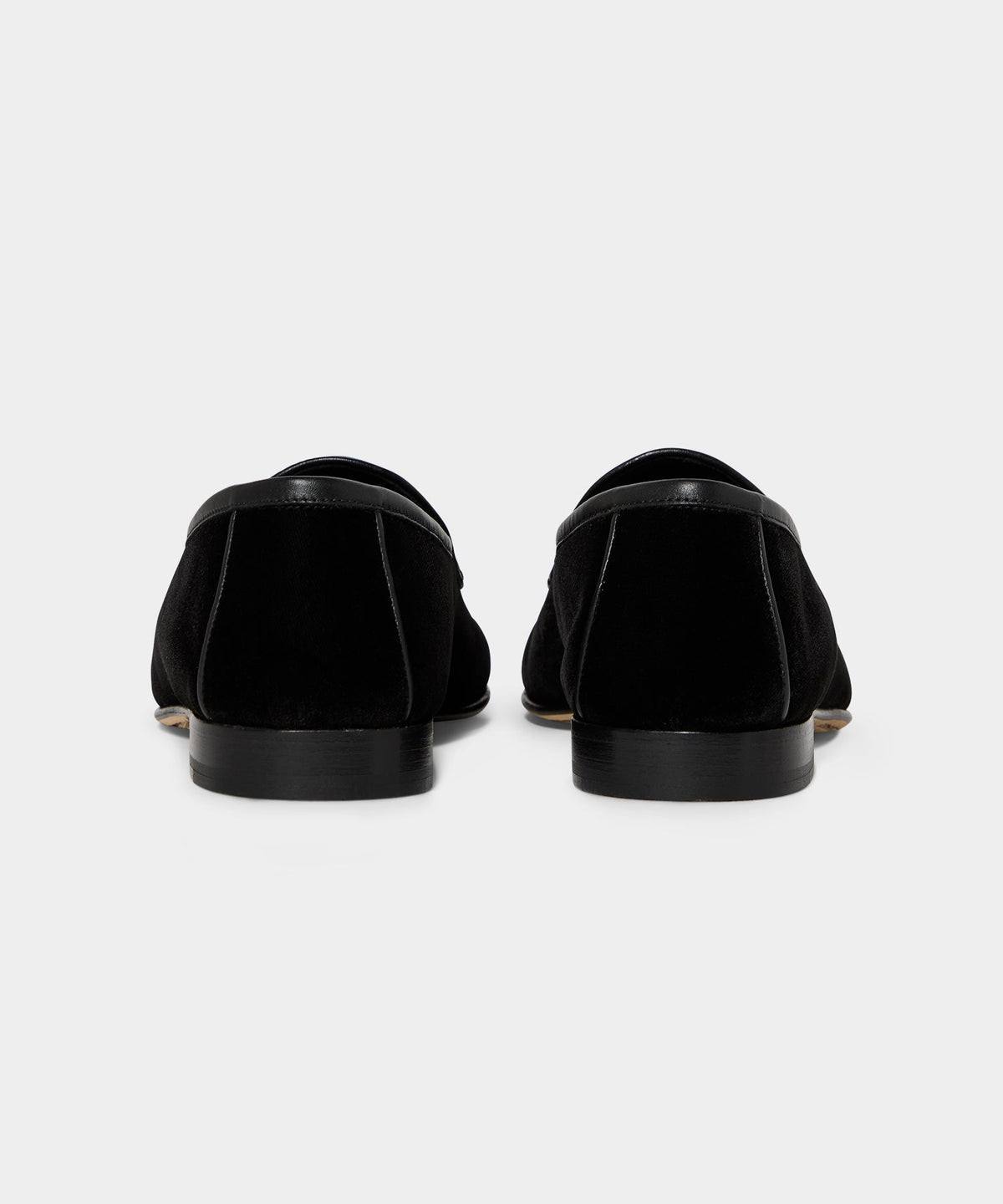Madison Velvet Venetian Loafer - Pitch Black