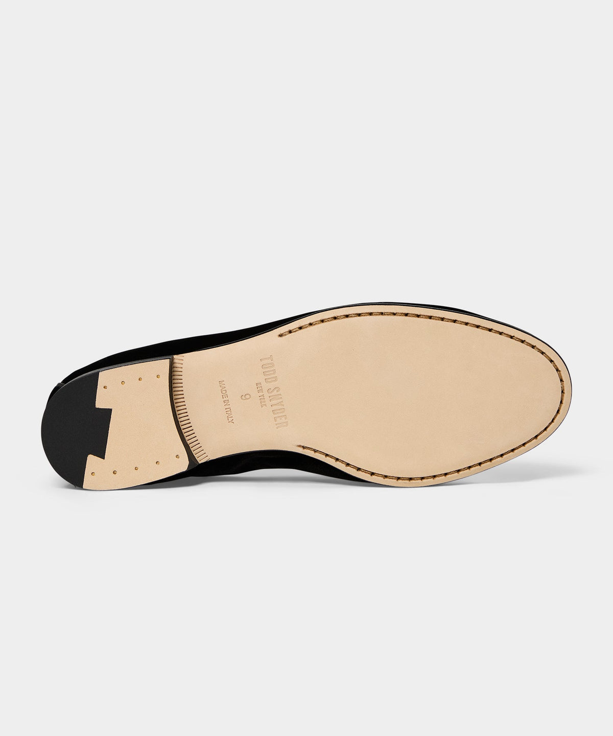 Madison Velvet Venetian Loafer - Pitch Black