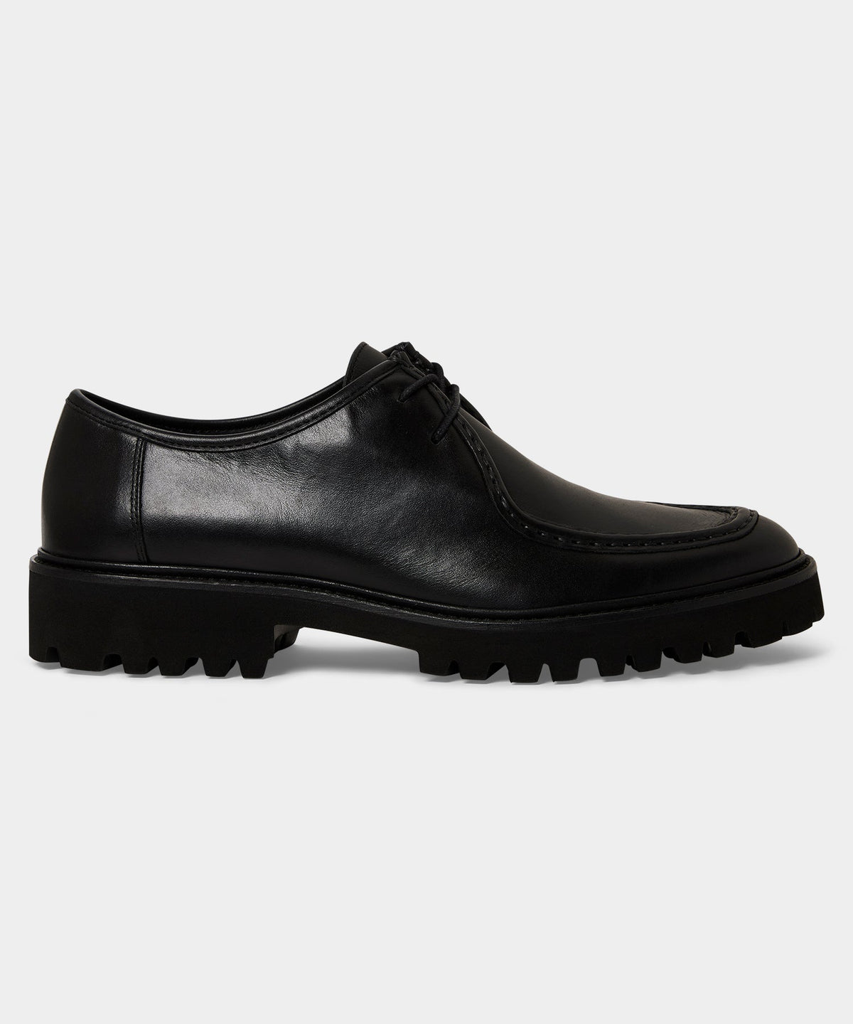 Leather City Derby Shoe - Black