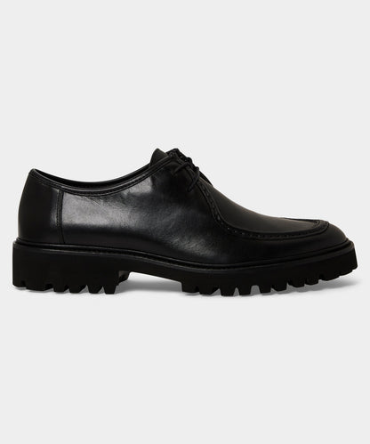 Leather City Derby Shoe - Black