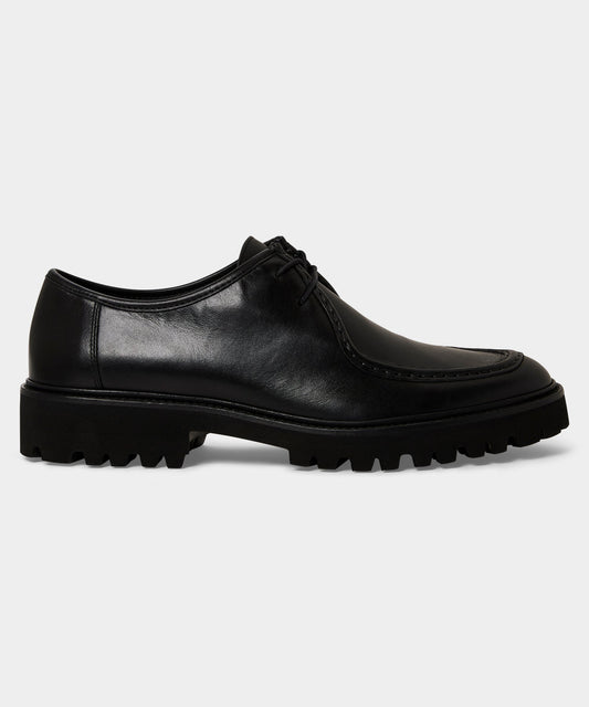 Leather City Derby Shoe - Black
