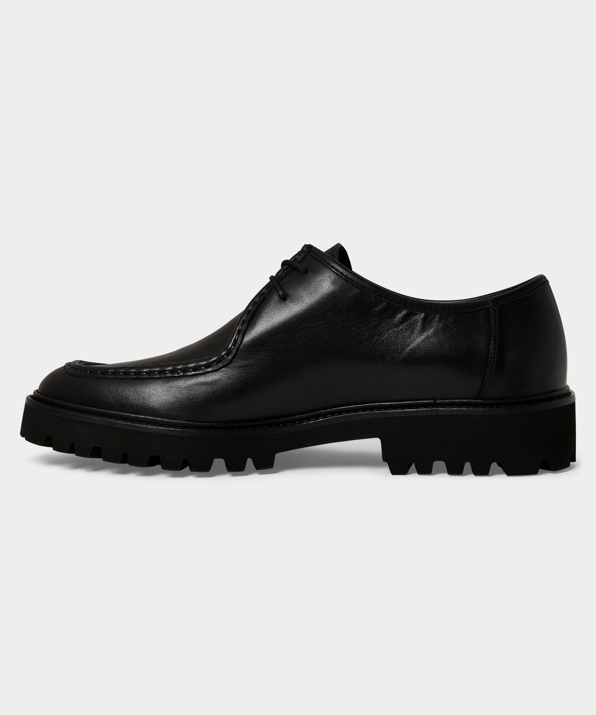 Leather City Derby Shoe - Black