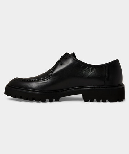 Leather City Derby Shoe - Black