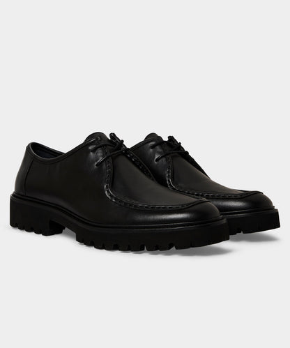 Leather City Derby Shoe - Black