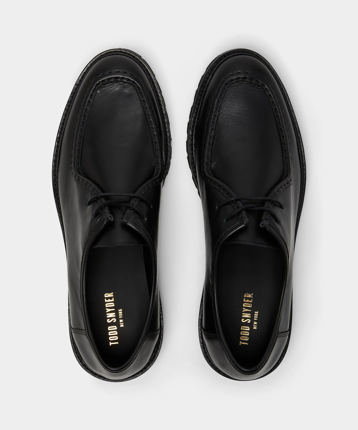 Leather City Derby Shoe - Black