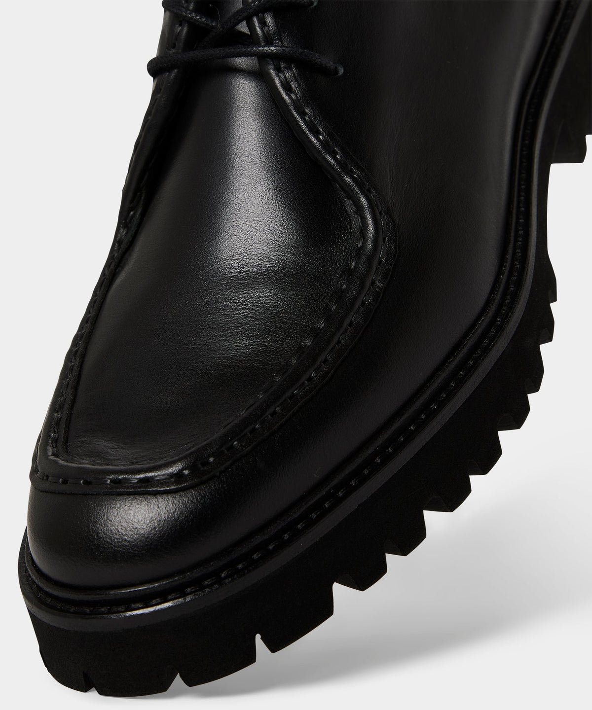 Leather City Derby Shoe - Black