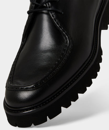 Leather City Derby Shoe - Black