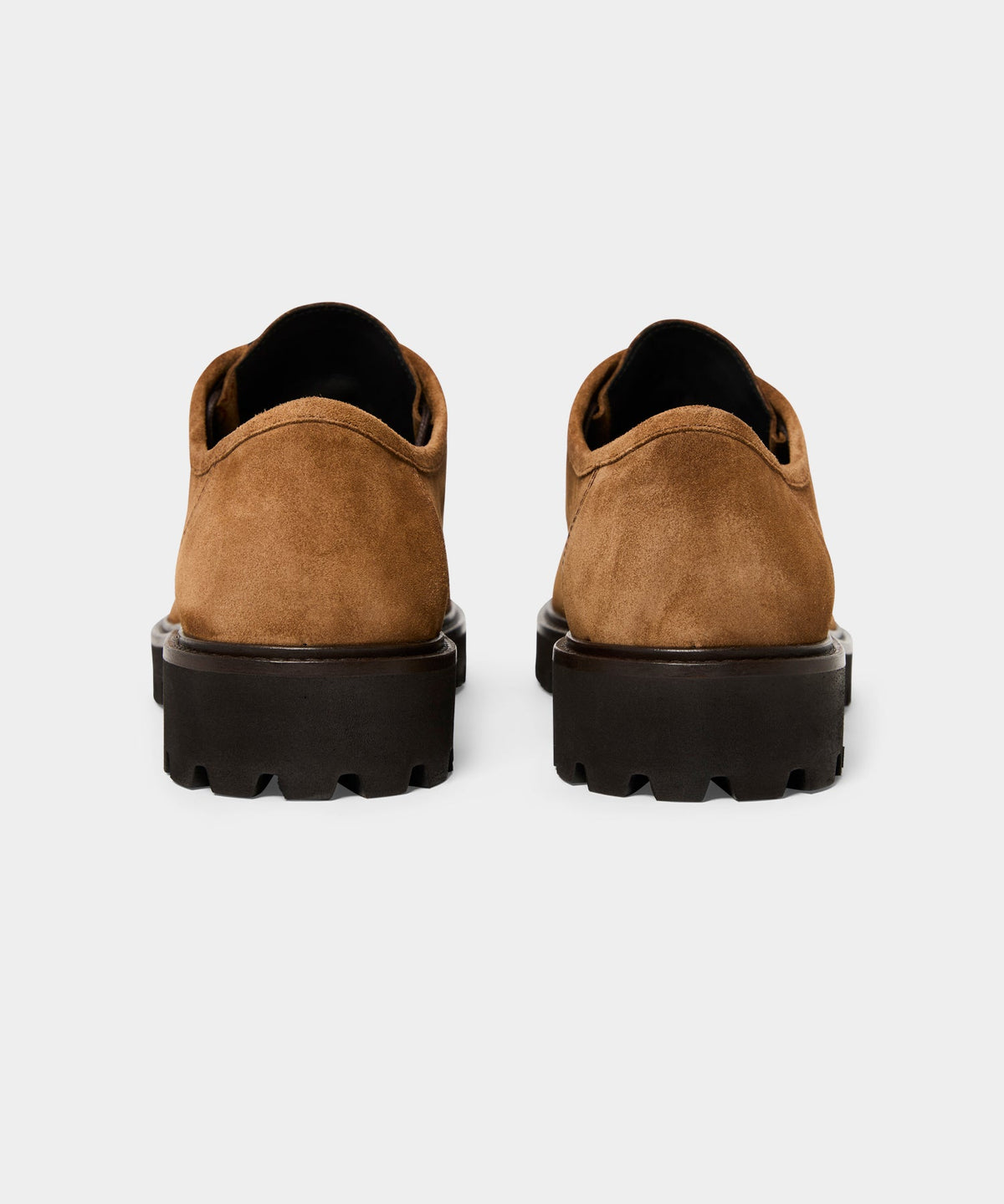 Suede Derby Shoe - Tobacco