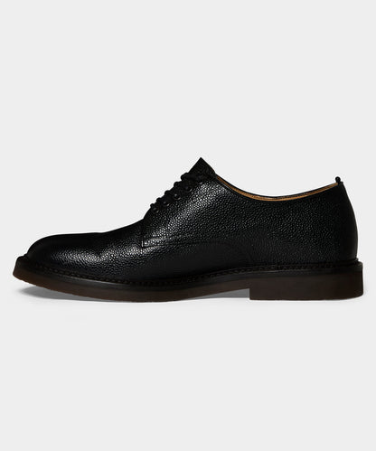 Porto Leather Derby Shoe - Black