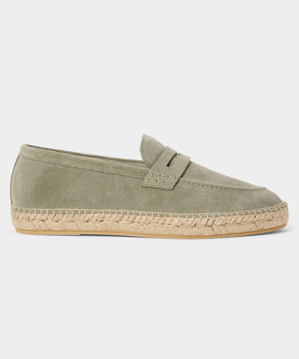 Nomad Suede Espadrille Loafer - Grey