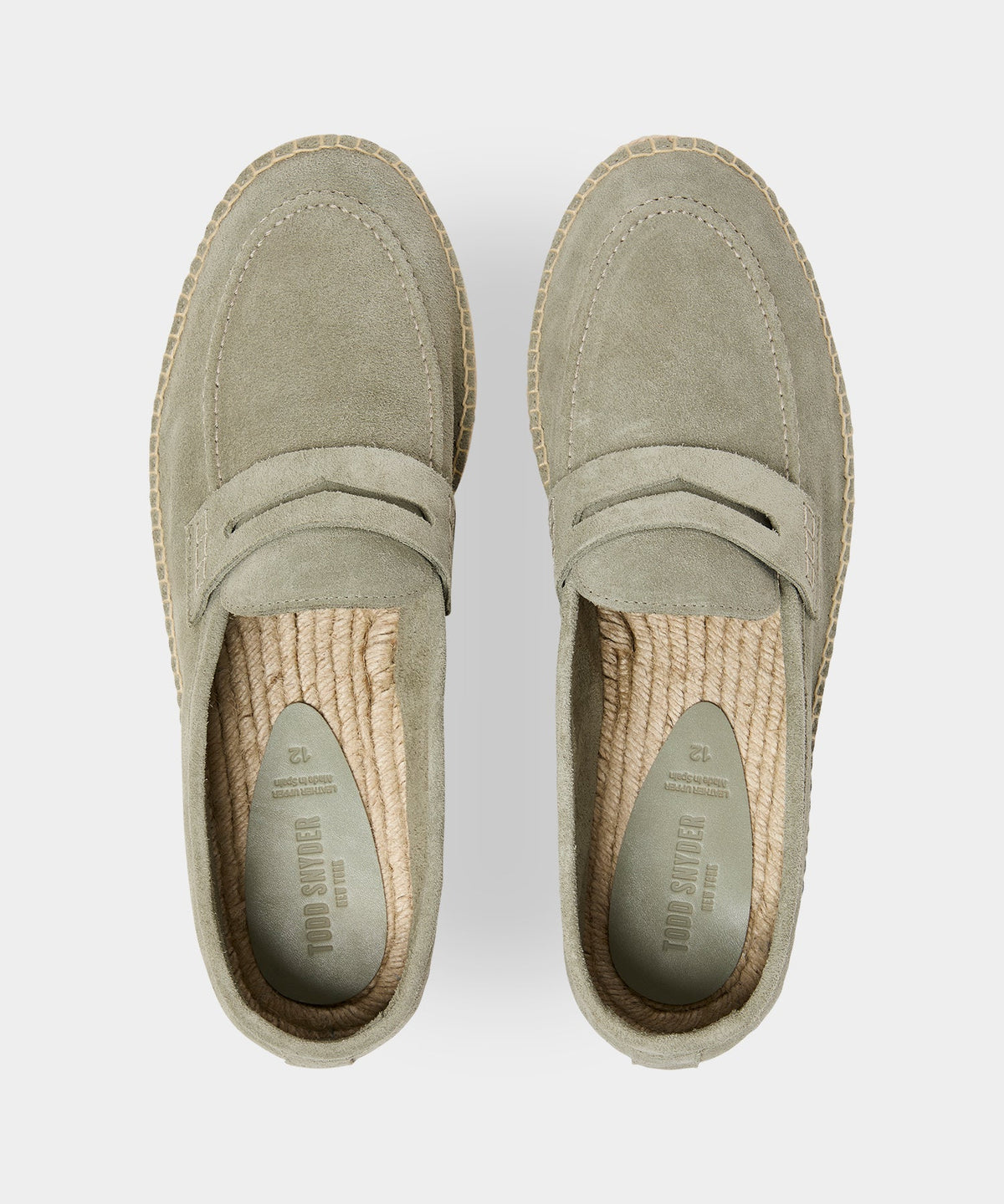 Nomad Suede Espadrille Loafer - Grey
