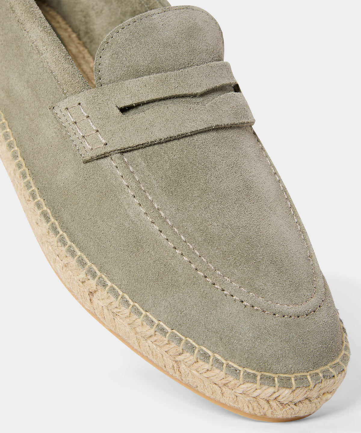 Nomad Suede Espadrille Loafer - Grey