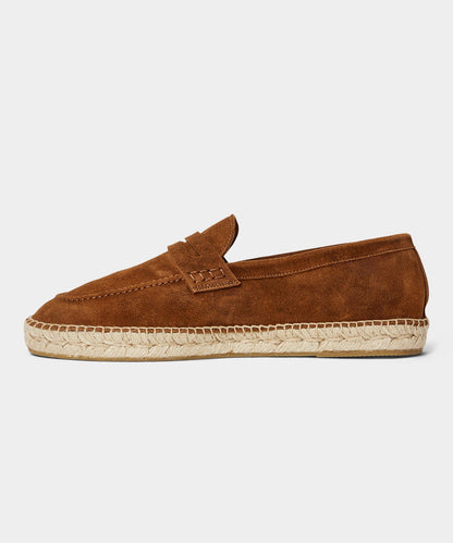 Nomad Suede Espadrille Loafer - Tobacco