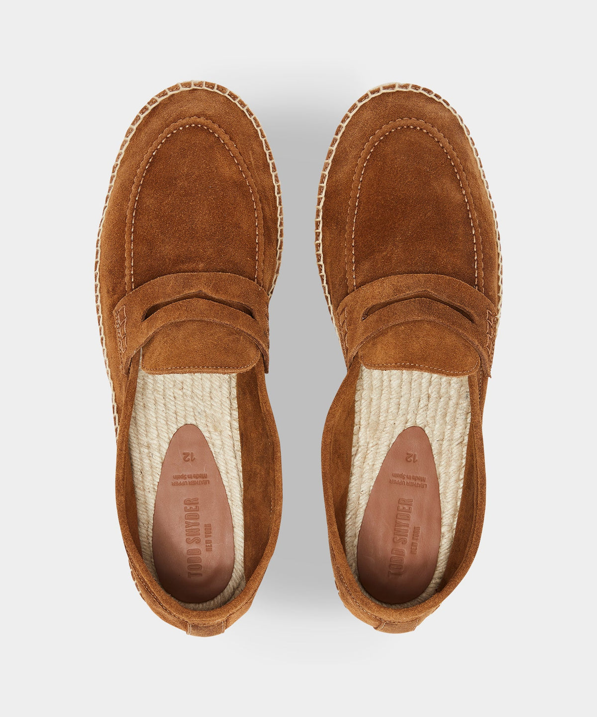 Nomad Suede Espadrille Loafer - Tobacco