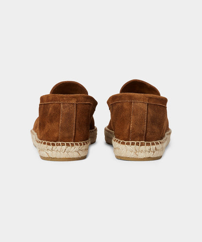 Nomad Suede Espadrille Loafer - Tobacco