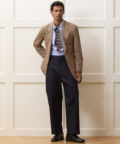 Italian Knit Pique Wythe Jacket - Khaki