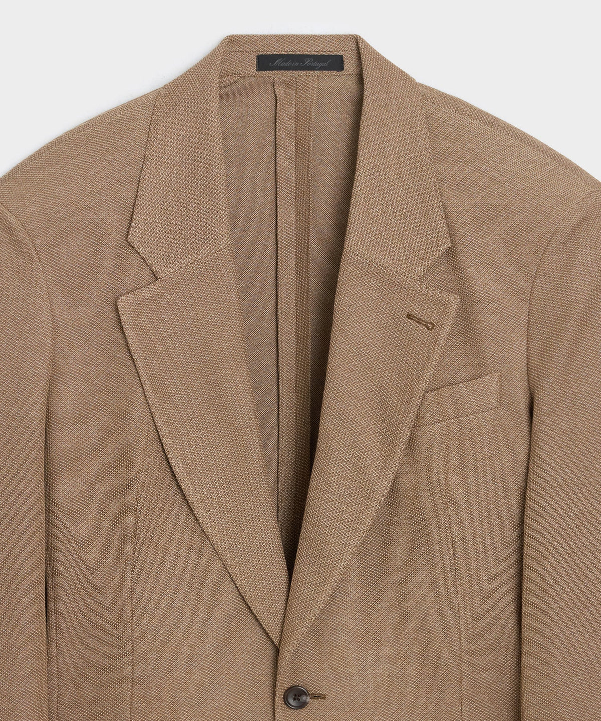 Italian Knit Pique Wythe Jacket - Khaki