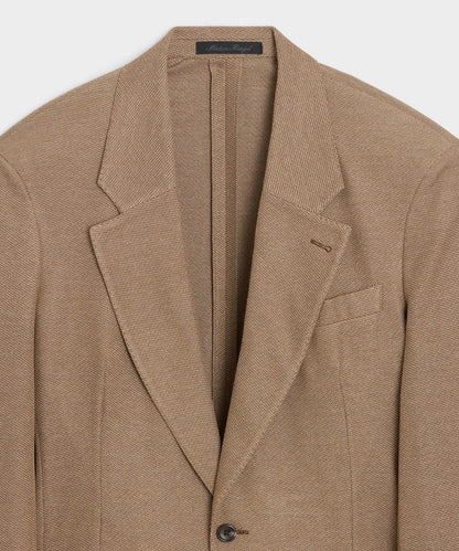 Italian Knit Pique Wythe Jacket - Khaki