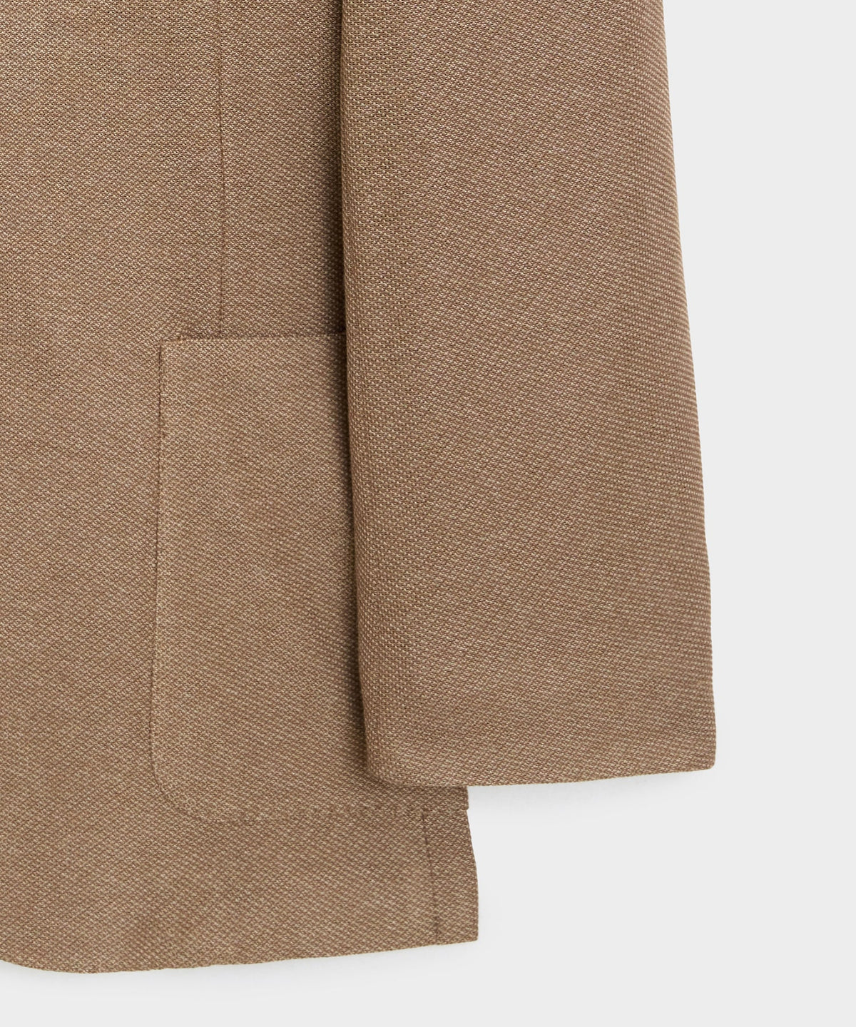 Italian Knit Pique Wythe Jacket - Khaki